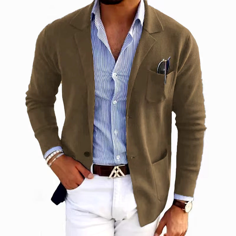 Blazer Regular Fit in Maglia